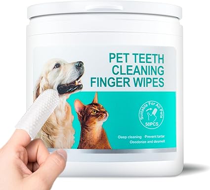 Pet Dental Finger Wipes