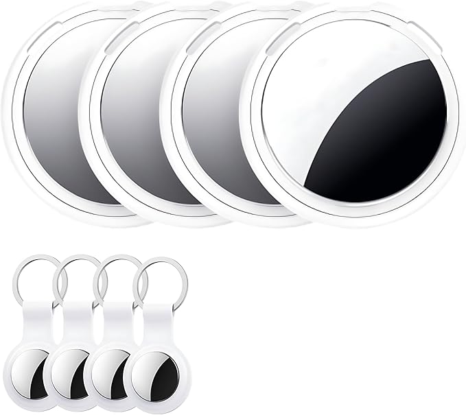 Votlik 4-Pack MFi Certified Tracker Tags (Find My Compatible)