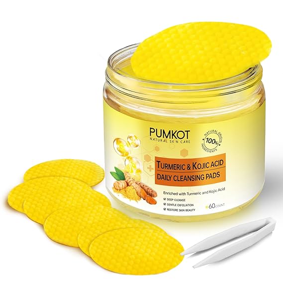 Turmeric and Kojic Acid Cleansing Pads (60PCS)