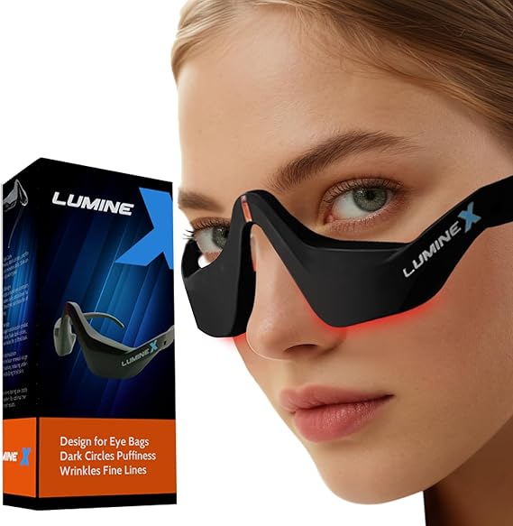 Under-Eye Red Light Therapy and Microcurrent Massager