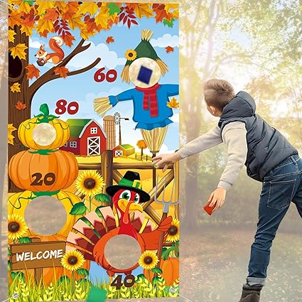 Fall Festival Bean Bag Toss Game