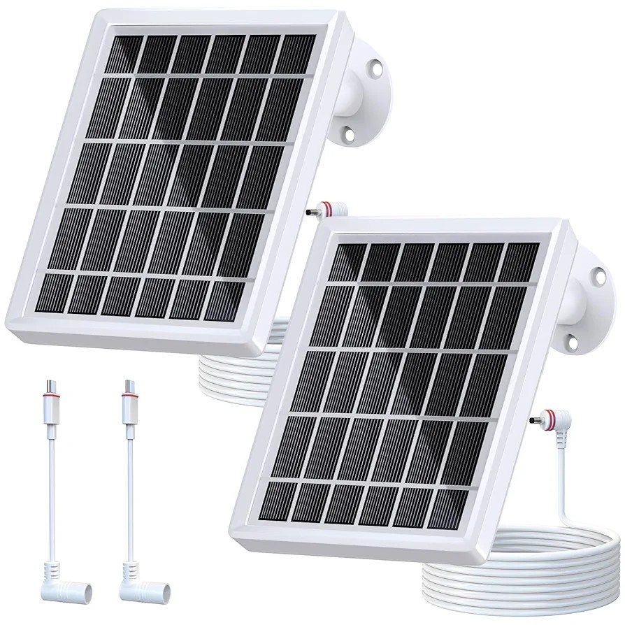 Solar Panel Charger for Security Cameras