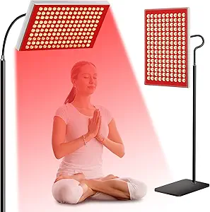 Red Light Therapy Lamp with Adjustable Stand