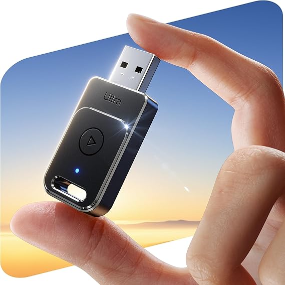 Wireless Apple CarPlay Adapter (2025 Mini Dongle)