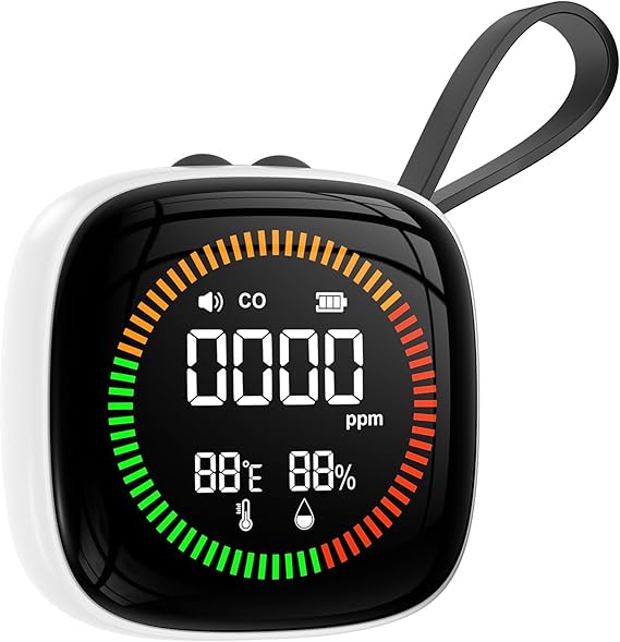 3-in-1 Portable & Rechargeable Carbon Monoxide Detector