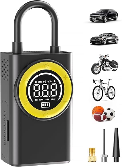 Portable Tire Inflator and Air Compressor