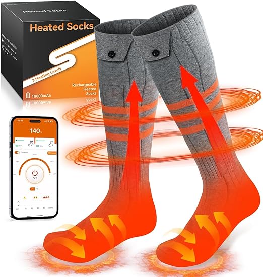 APP Controlled Heated Socks