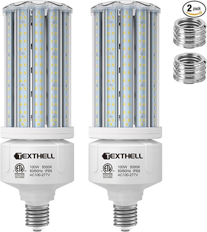 100W LED Corn Light Bulb (2-Pack)