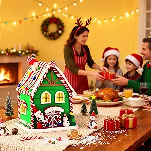 Gingerbread House Christmas Ornament