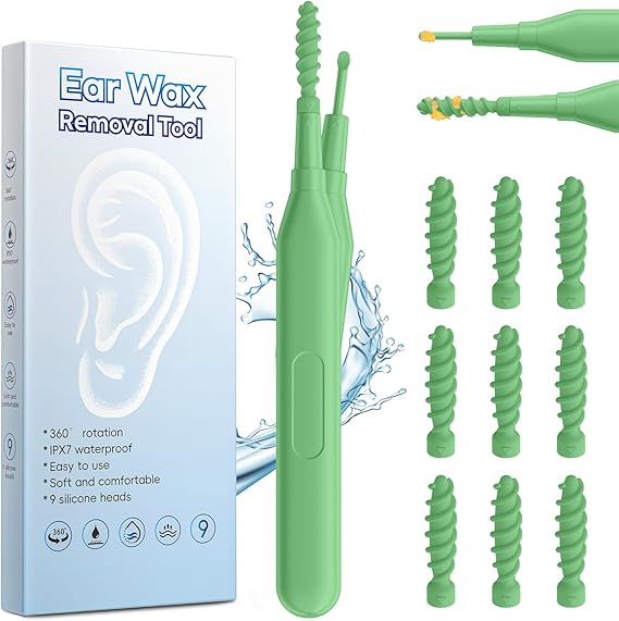 2025 Multifunctional Spiral Ear Wax Removal Tool (Apple Green)