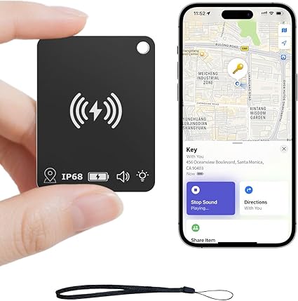 FVJ Air Tracker Card for Apple Find My