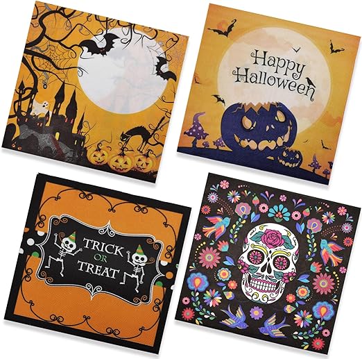 40 Pcs Happy Halloween Party Napkins