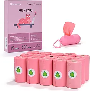 Biodegradable Dog Poop Bags Lavender Scent 300 Countv
