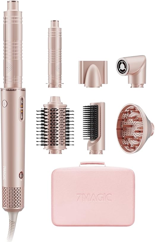 7MAGIC 7-in-1 Hair Dryer Brush & Styler