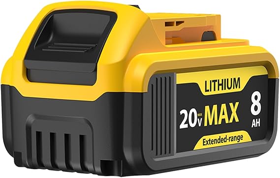 8000mAh Replacement for DeWalt 20V Max Battery
