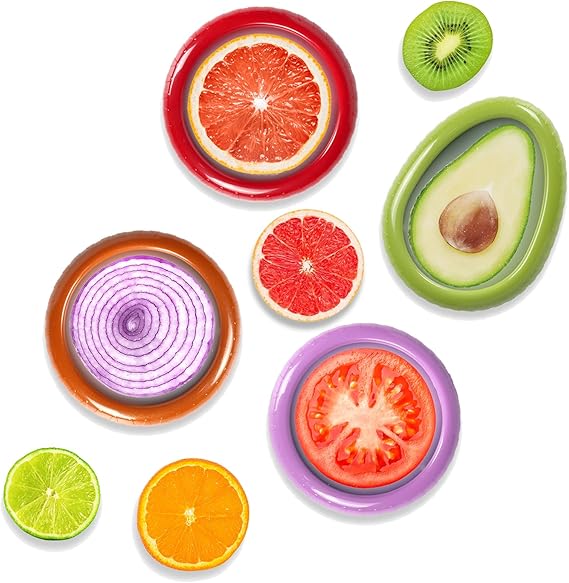 Avocado & Onion Refrigerator Storage Set (4 Pack)