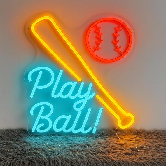 Baseball LED Neon Sign for Wall Decor