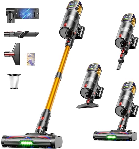 Cordless Vacuum Cleaner with 48kPa Suction