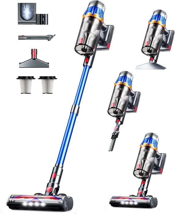 Cordless Stick Vacuum Cleaner 48KPA & 70 Mins Runtime