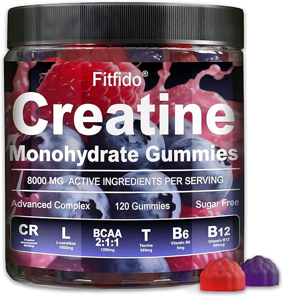 Creatine Monohydrate Gummies Complex (8000mg)