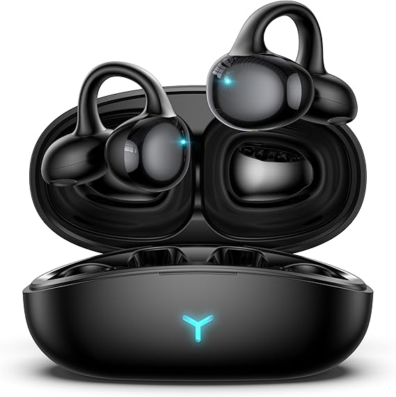 Open Ear Clip Earbuds Bluetooth 5.4 55H Playtime