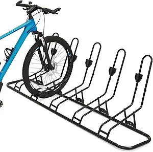 Heavy-Duty 5-Bike Floor Rack