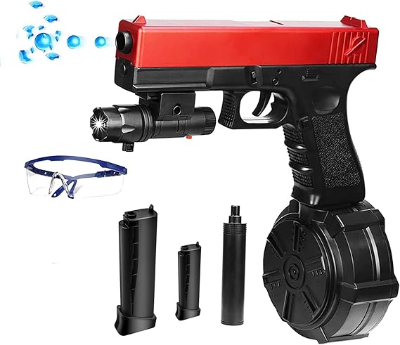 Gel Ball Blaster with Auto Firing Mode (Red)