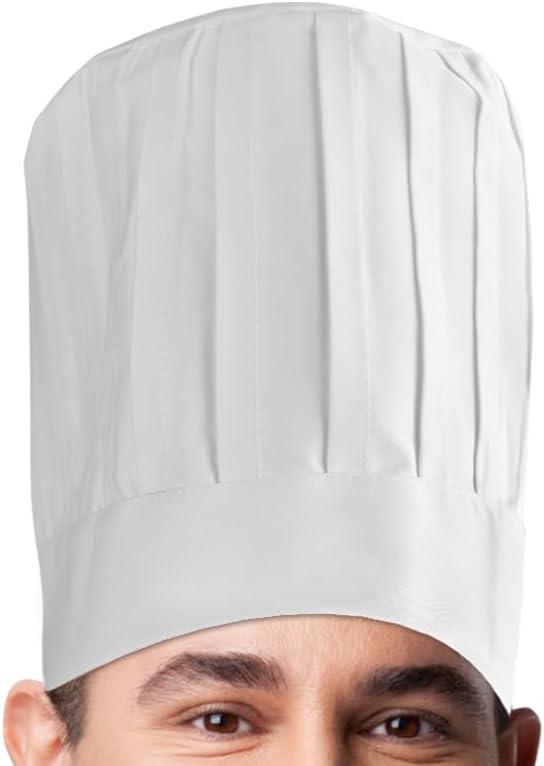 Adult Adjustable Chef Hat for Cooking Baking
