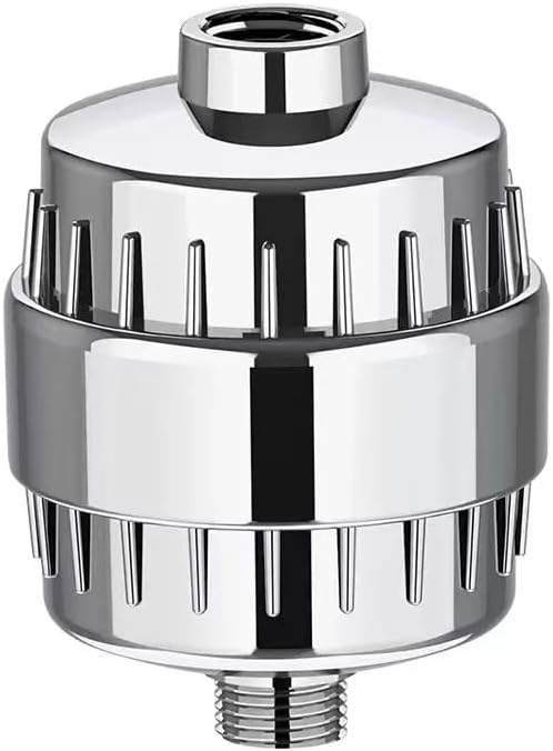 High-Flow Universal Shower Filter with Replaceable Multi-Stage Cartridge