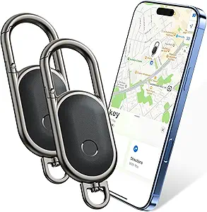 Keychain Air Tracker Tags (2-Pack) – Works with Apple Find My