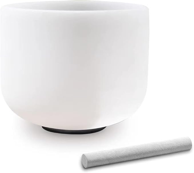 Kresec 8-Inch Crystal Singing Bowl (B Note)