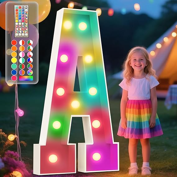 Ledido 4FT Marquee Light Up Letters