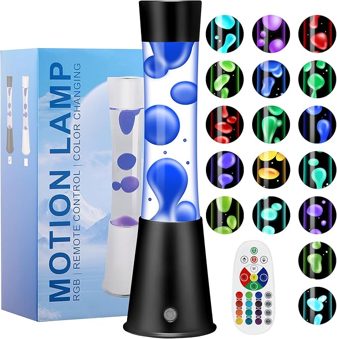 15.5″ Liquid Motion Lamp with 17 Color $\text{LED}$s