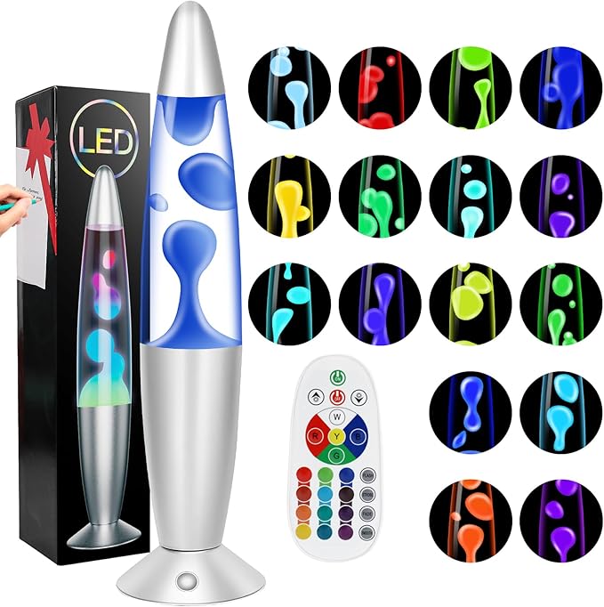 Liquid Motion Lamp 16 Inch with Remote & 17 Colors