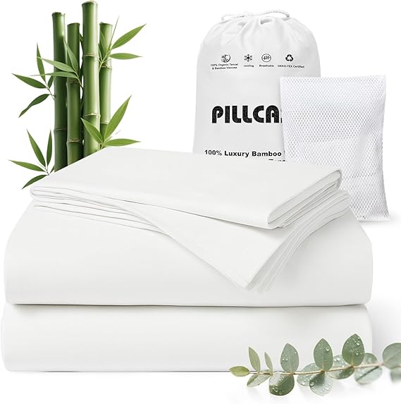 Luxury Organic Tencel  Viscose from Bamboo Cooling Sheet Set