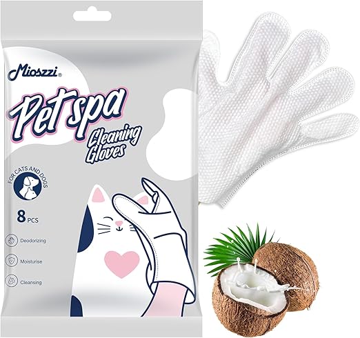 MIOSSZI Glove Pet Wipes (8 Pack)