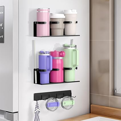 Magnetic Stanley Cup Holder for Refrigerator (2-Pack)