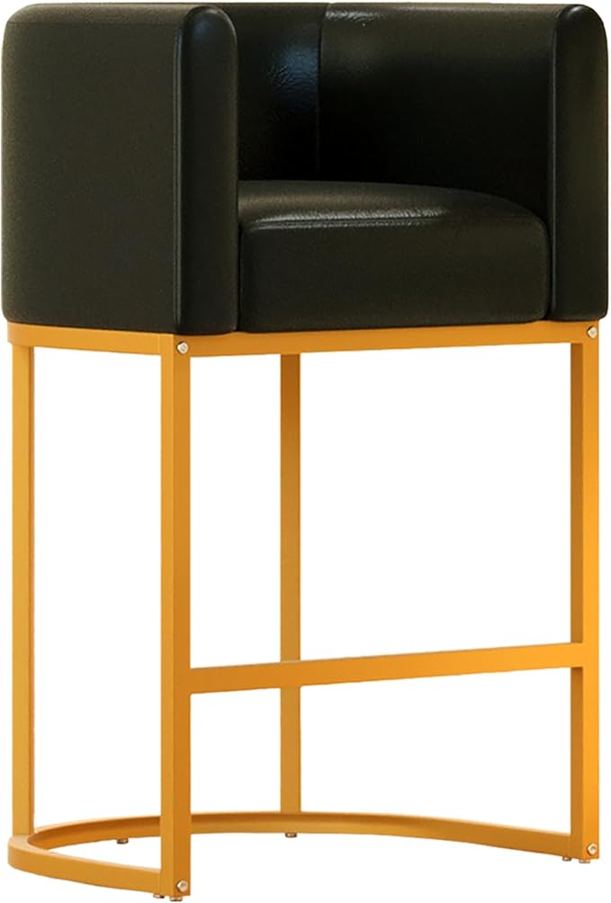Modern 26” Counter Height Barrel Bar Stool (Set of 1)