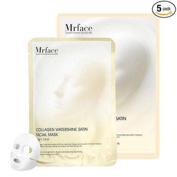 MrFace Night Collagen Hydrogel Moisturizing Facial Mask (5-Pack)