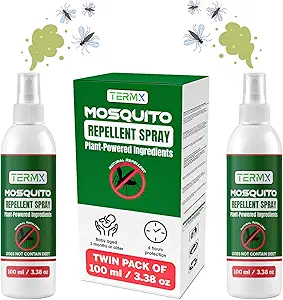Natural DEET-Free Mosquito Repellent Spray TwinPack