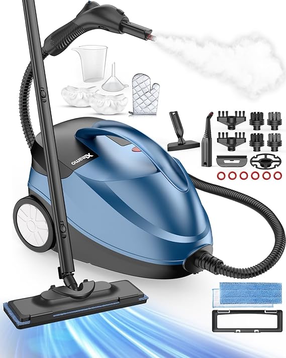Pressurized Handheld Steam Cleaner with 30 Accessories