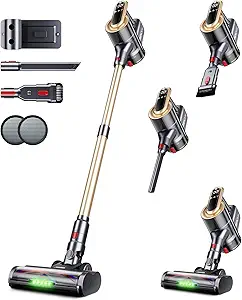 RENDOW Cordless Vacuum 45KPa 65Mins Self-Standing