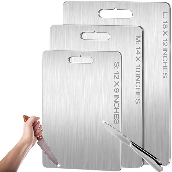 100% Pure Titanium Cutting Board