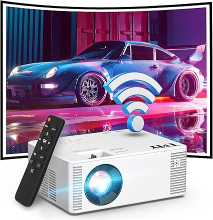 Mini WiFi Projector with 1080P Full HD
