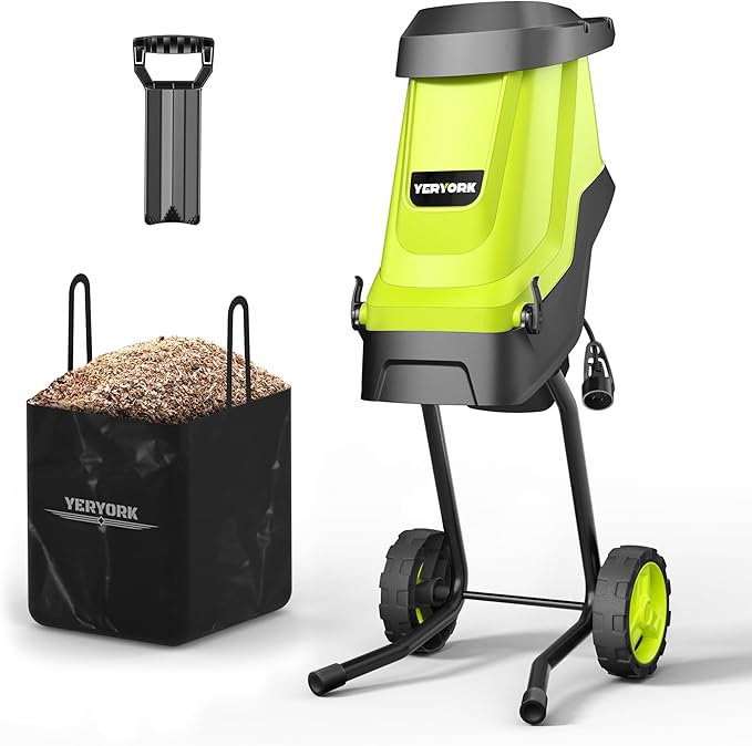 15-Amp Electric Wood Chipper & Shredder