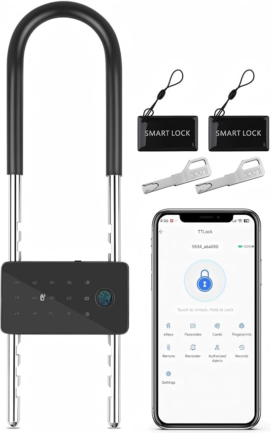 Smart U Lock for Bikes & Glass Doors