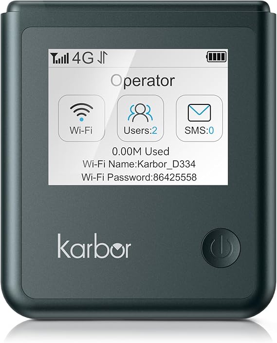 Portable Global WiFi Hotspot No SIM 18-Hour Power