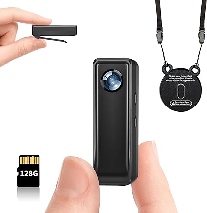 Body Camera 128GB, 4K 30FPS Action Cam