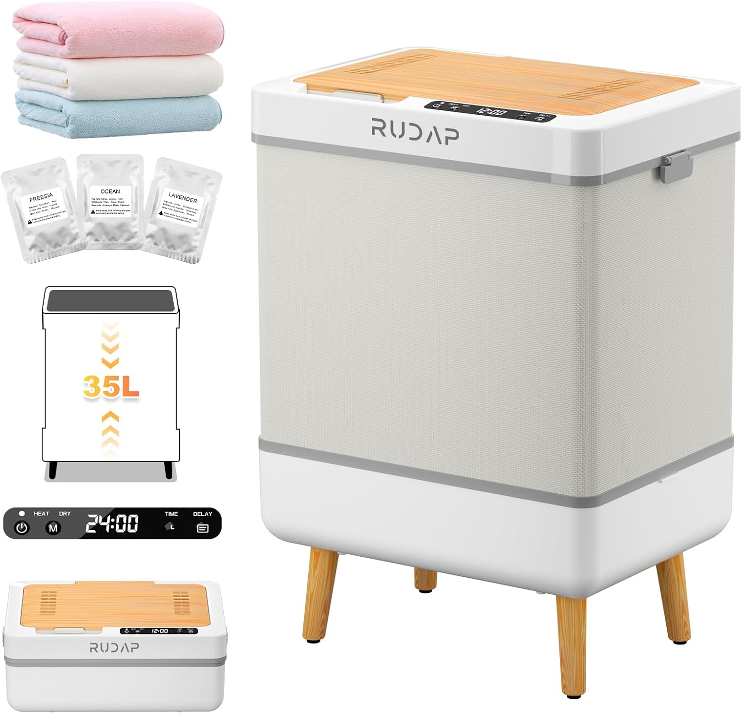 RUDAP 35L Towel Warmer