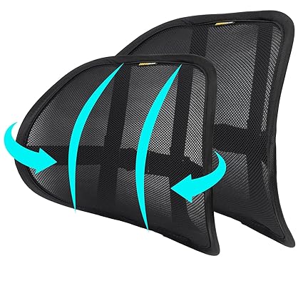 Lumbar Support Pillow for Office & Car (2 Pack)